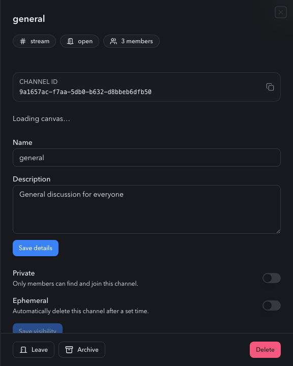 Management sheet