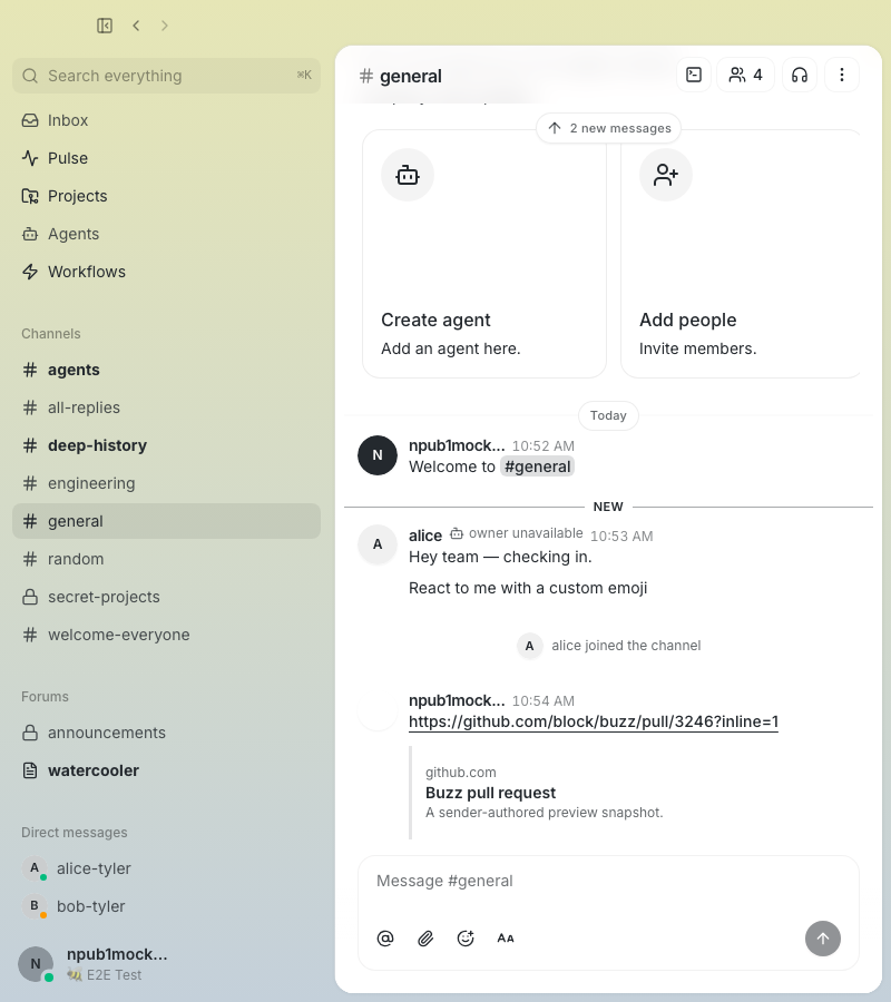 Authored compact snapshot rendered for recipient