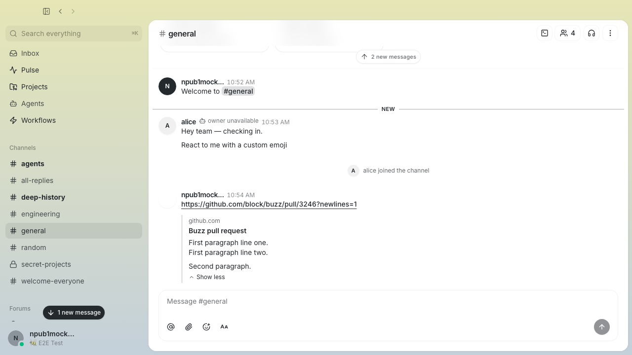 Rich preview preserving description paragraphs