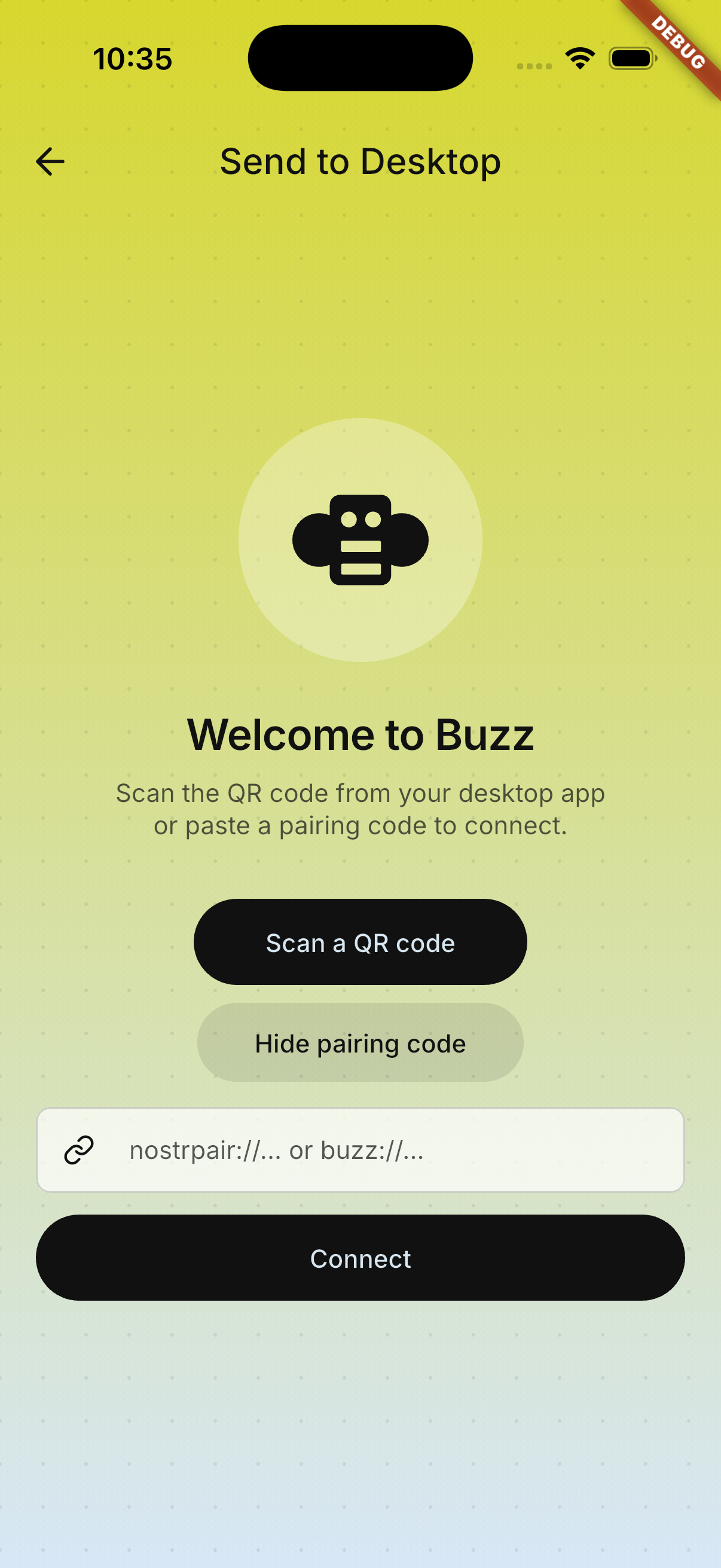 iOS manual recovery code entry