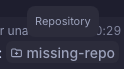Corrected entity metadata fallback tooltip — dark orange accent