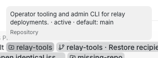 Repository entity — default light