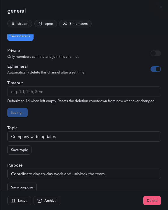 Lifecycle save pending; details save idle